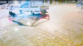 Keşanda 2 kişinin yaralandığı kaza güvenlik kamerasına ansıdı