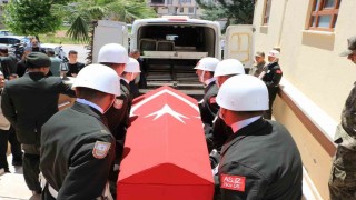 Kıbrıs gazisi İbrahim Halil Tüfekçiyaşar son yolculuğuna uğurlandı