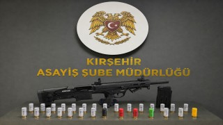 Kırşehirde 2 ruhsatsız av tüfeği ele geçirildi