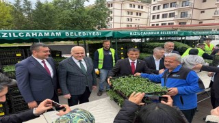 Kızılcahamamda üreticilere 1 milyon 748 bin sebze fidesi dağıtıldı