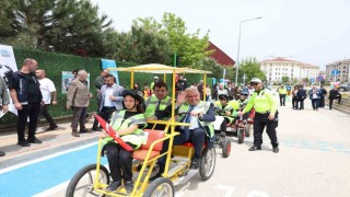 Kızılcıklı Mahallesinde Trafik Eğitim Sokağı açıldı