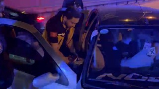 Kontrolden çıkan otomobil bariyere çarptı, sürücü yaralandı