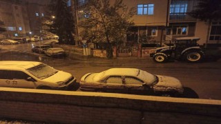 Konyada Mayıs ayında kar yağdı