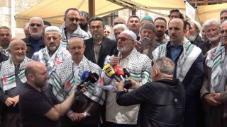 Konyada Sumud Filosuna destek açıklaması