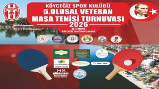 Köyceğizde 5. Ulusal Veteran Masa Tenisi Turnuvası düzenlendi