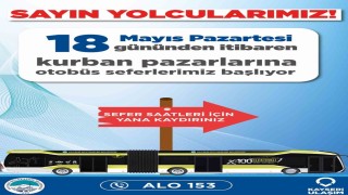 Kurban Pazarlarına otobüs seferleri başlıyor