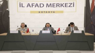 Kütahyada afet hazırlıkları masaya yatırıldı
