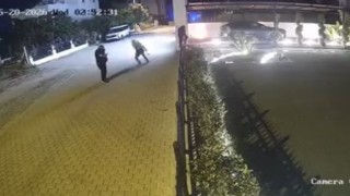 Lüks aracı böyle kundakladılar