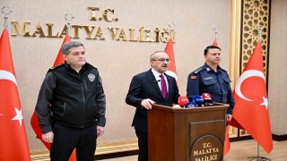 Malatya Valisi Yavuz, 4 aylık asayiş verilerini açıkladı