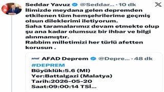 Malatya Valisi Yavuzdan deprem açıklaması