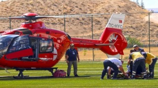 Malatyada ambulans helikopter 82 yaşındaki hasta için havalandı