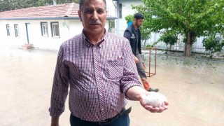 Malatyada dolu yağışı etkili oldu