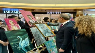 Malatyada yılsonu karma sergisi açıldı
