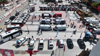 Manisaya 376 araçlık dev filo