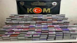 Mardinde 12 bin 780 paket elektronik sigara kiti ele geçirildi