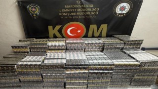 Mardinde 7 bin 100 paket kaçak sigara ele geçirildi