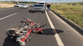 Mardinde otomobil ile motosiklet çarpıştı: 1 ölü