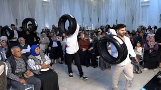 Mersinde damada lastik ve motor yağı taktılar
