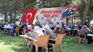 Mersinde gaziler doğayla iç içe vakit geçirdi
