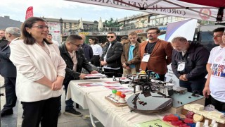 Meslek lisesi öğrencilerinin projeleri görücüye çıktı