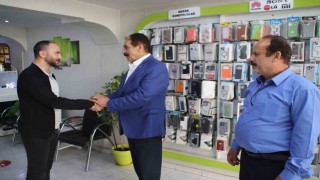 MESOB Başkanı Keskinden esnaf ziyareti