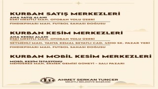 Mezitlide kurban kesim ve satış noktaları belirlendi