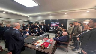 MHP Gaziantepte yeni il başkanına ziyaret trafiği