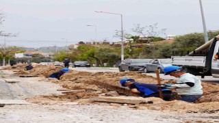 Milasta ömrünü tamamlayan su isale hatları değiştiriliyor