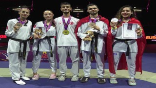 Milli taekwondoculardan 5 madalya