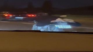 Motosiklet üzerinde akrobatik hareketler yapan şahsa 46 bin TL ceza