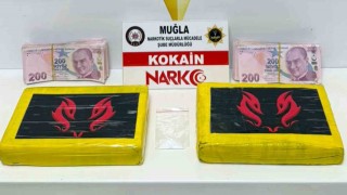 Muğlada 2 kilo kokain ele geçirildi