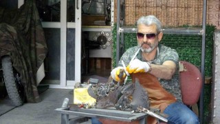 Muğlada atıklardan sanat doğuyor