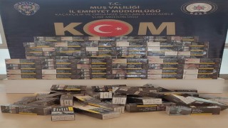 Muşta kaçakçılık operasyonu: 20 bin boş makaron ele geçirildi