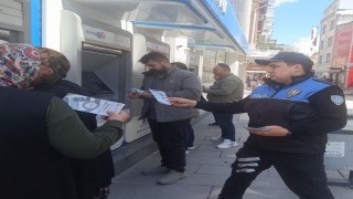 Niğdede öğrencilere güvenlik eğitimi, vatandaşlara dolandırıcılık uyarısı yapıldı