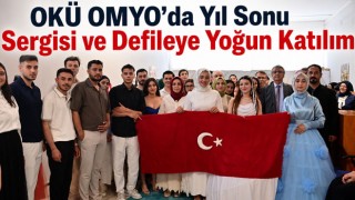OKÜ'de Yıl Sonu Sergisi ve Defileye Yoğun Katılım