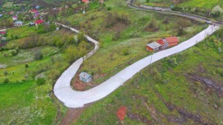 Orduda beton yol çalışmaları devam ediyor