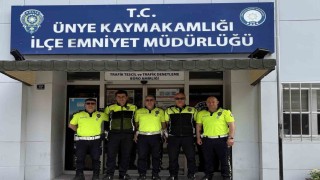 Orduda polis bayramda görev başında