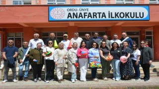 Orduda veliler ve öğretmenler aynı parkurda yarıştı