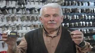 Ordulu çilingir ustası, 53 yıldır mesleğini sürdürüyor