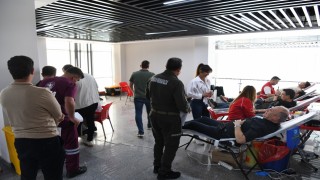 Orman personelinden kan bağışına destek
