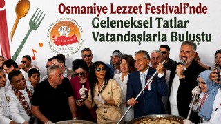 Osmaniye Lezzet Festivali’nde Geleneksel Tatlar Vatandaşlarla Buluştu