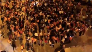 Osmaniyede şampiyonluk kutlamalarına atlı taraftar damga vurdu