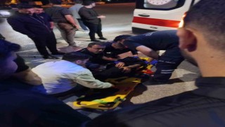 Otomobil ile motosiklet çarpıştı: 1 yaralı
