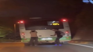 Patenli gençlerin tehlikeli yolculuğu kamerada