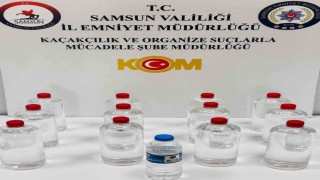 Sahte alkol operasyonu: 12 litre etil alkol ele geçirildi