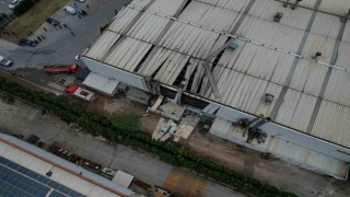 Sakaryada patlamanın yaşandığı fabrika havadan görüntülendi