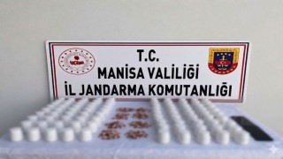 Salihlide 5 bin 238 adet uyuşturucu hap ele geçirildi