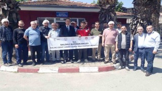 Salihlide kurban kesimini uygulamalı öğrendiler