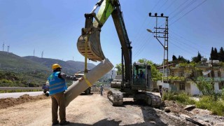 Samandağda 23 milyon euroluk dev altyapı yatırımında yüzde 40 seviyesine ulaşıldı
