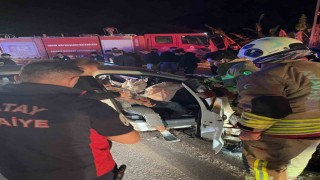 Samandağda trafik kazası : 6 yaralı